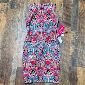 Tommy Hilfiger Multicolor Paisley Midi Dress